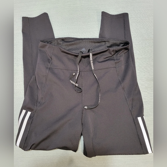 Adidas Aeroready Running Track Pants Black Medium M Excellent Pre-loved - Picture 2 of 9